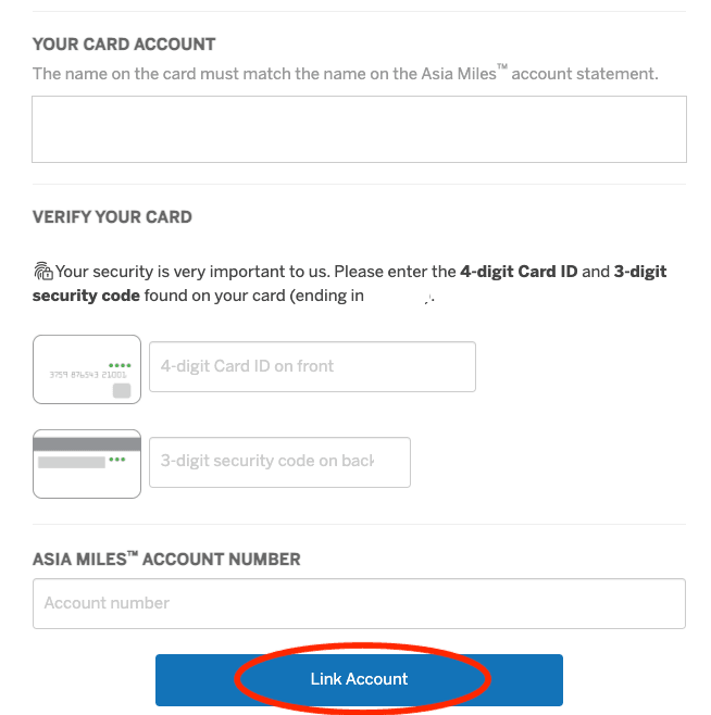 Link your Aeroplan account